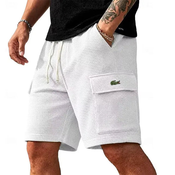 Retro Waffle Summer Shorts